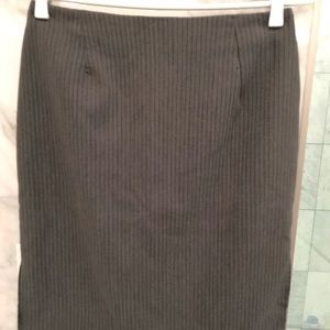 Janette Grey/Black Pencil Skirt